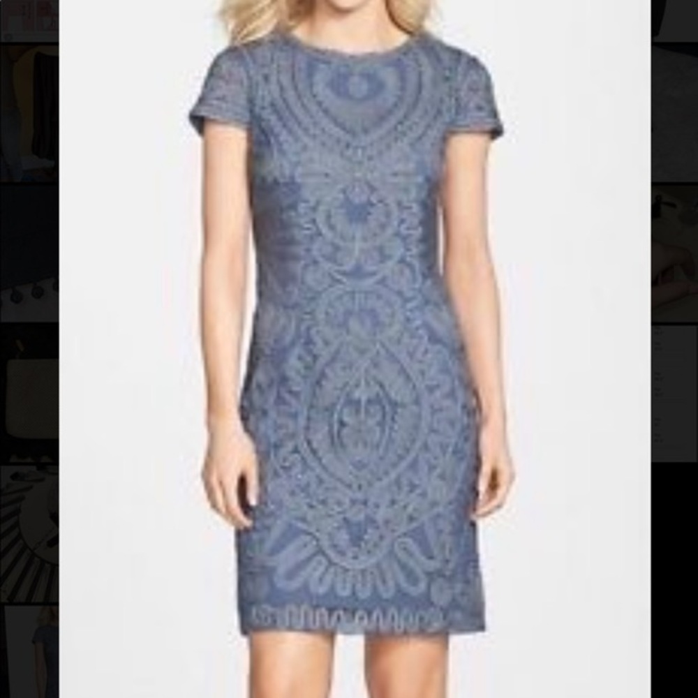 JS Collection Size 6 Charcoal Gray Sheath‎ Dress